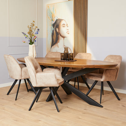 Dining room table Brandy | Oval | 210 cm