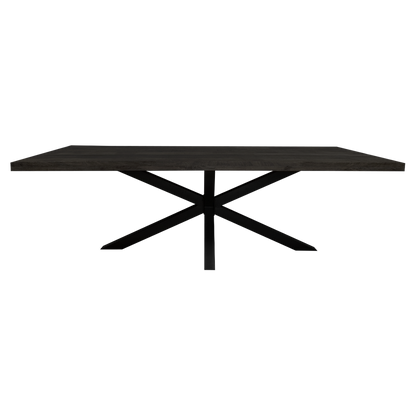 Eetkamertafel Denver Black | Rechthoek | 160 cm Bakker Living