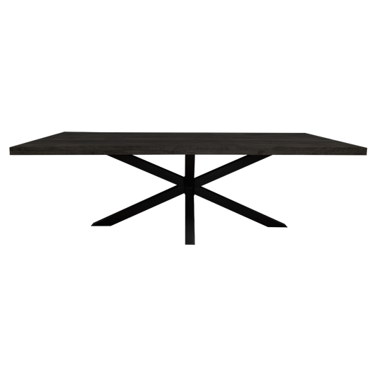 Eetkamertafel Denver Black | Rechthoek | 160 cm Bakker Living