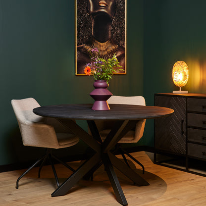 Eetkamertafel New York | Rond | 110 cm Bakker Living