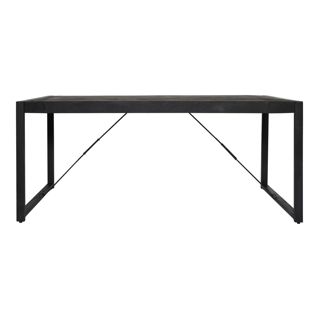 Eettafel Boaz Black | 180 cm Bakker Living