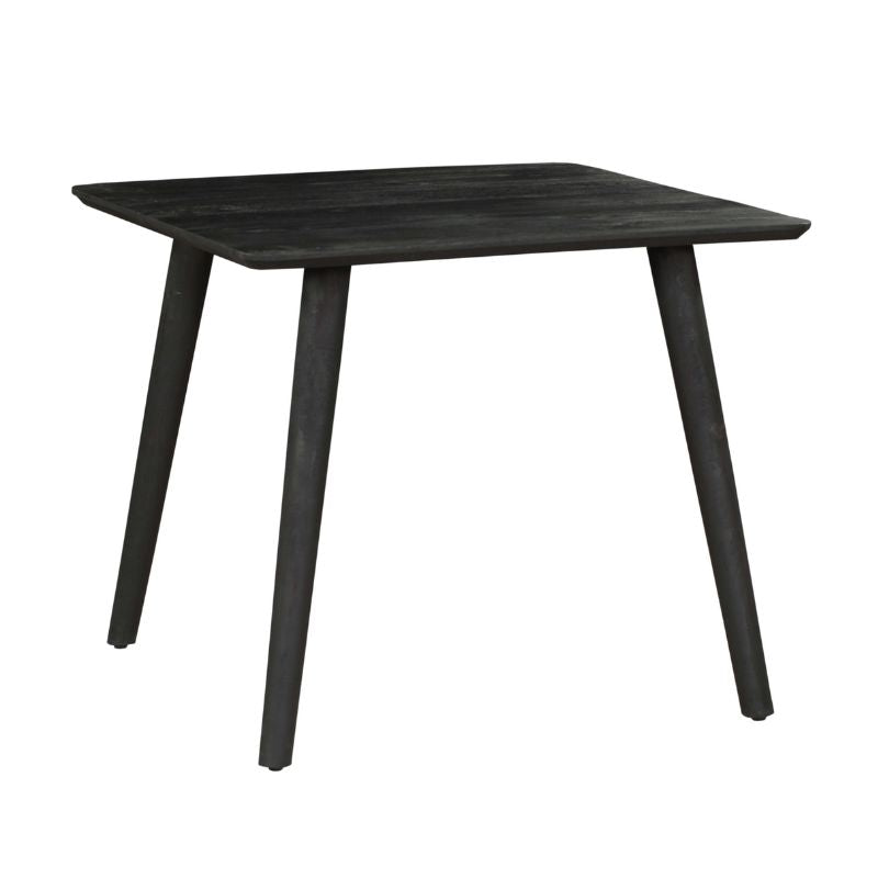 Eettafel Omaha Black | 90 x 90 cm Bakker Living