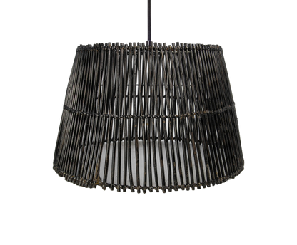 HSM Collection-Hanglamp-ø33/25x21-Zwart-Rotan