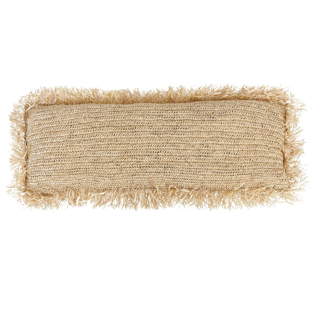 Het Raffia Kussen - Naturel - 35x100 Bazar Bizar