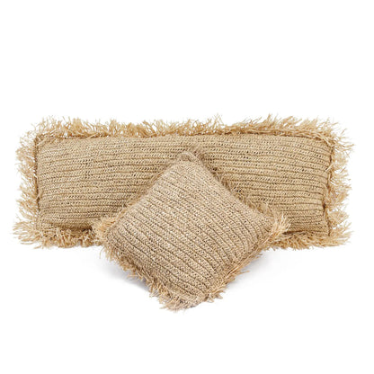 Het Raffia Kussen - Naturel - 35x100 Bazar Bizar