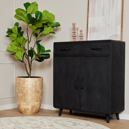 Cabinet Omaha Black | 100 cm