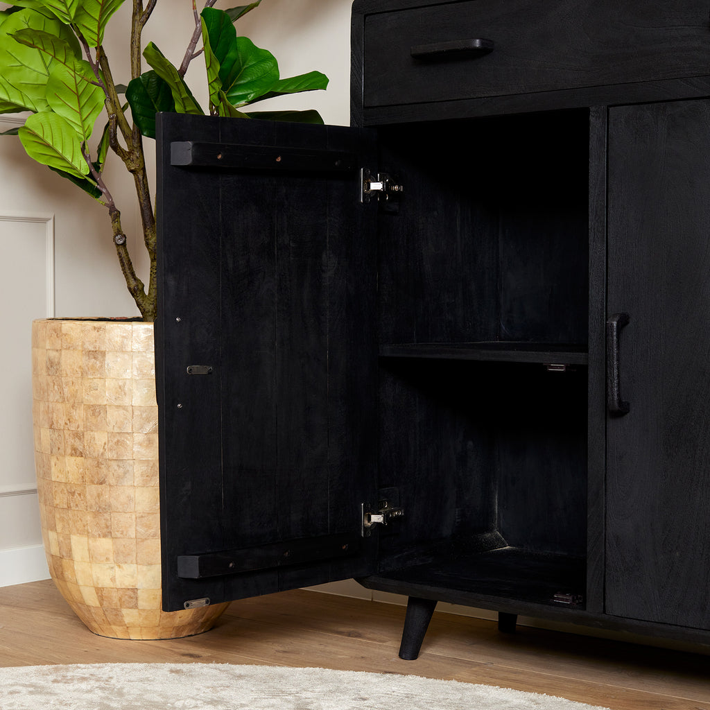 Cabinet Omaha Black | 100 cm