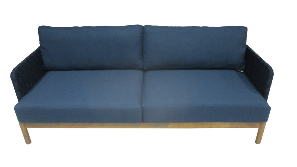 KOLBE 3 SEATER SOFA (000314)  -  STEEL NAVY BLUE