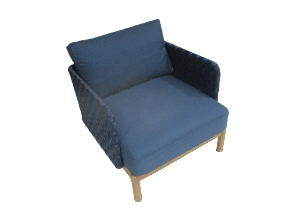 KOLBE ARMCHAIR (000314)  -  STEEL NAVY BLUE