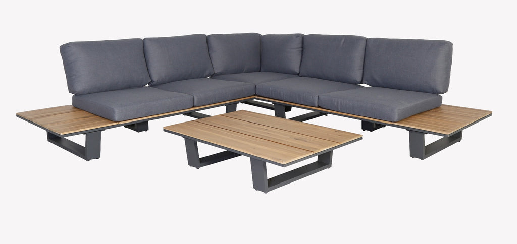 LOTA LOUNGE CORNER SET - ANTHRACITE  -  ANTHRACITE OLEFIN 240