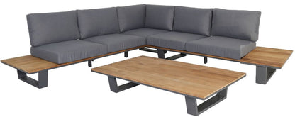 LOTA LOUNGE CORNER SET - ANTHRACITE  -  ANTHRACITE OLEFIN 240