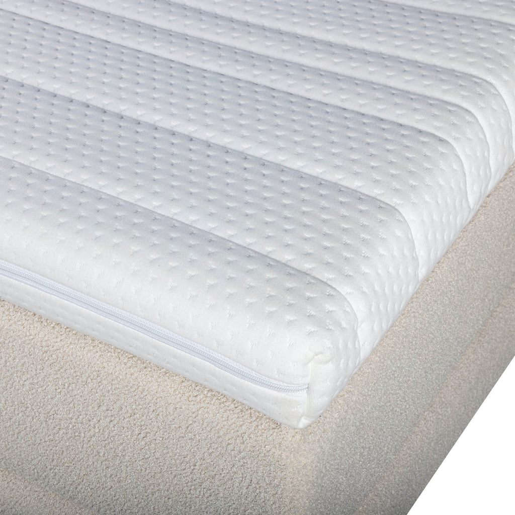 Mörgenn Bouclé Boxspring Beige 180x200