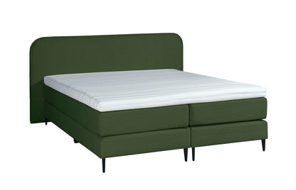 Mörgenn Bouclé Boxspring Groen 140x200