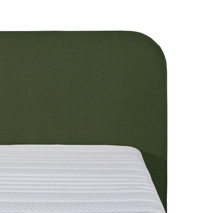 Mörgenn Bouclé Boxspring Groen 140x210