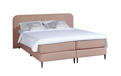 Mörgenn Bouclé Boxspring Oud Roze 160x200