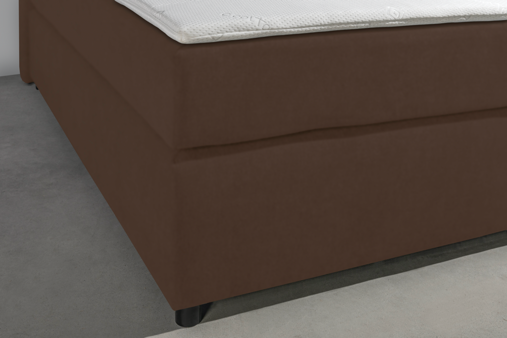 Mörgenn Boxspring Parga - Lederoptik - Komplettset - 140x200