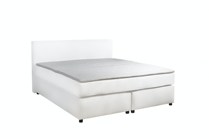 Mörgenn Boxspring Parga - Lederlook - Complete set - 140x210