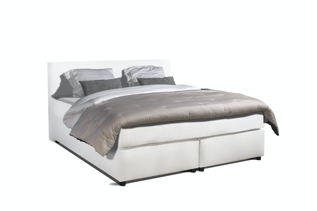 Mörgenn Boxspring Parga - Lederlook - Complete set - 140x210