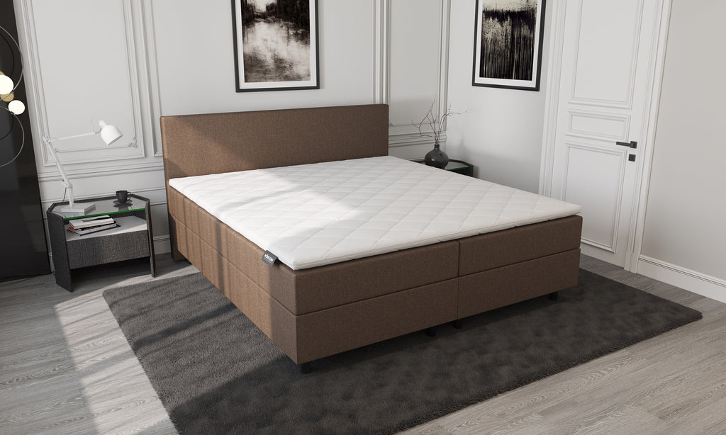 Mörgenn Opberg Boxspring Bruin 140x200