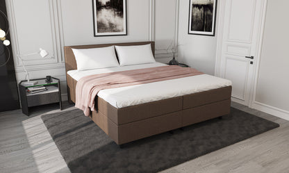 Mörgenn Opberg Boxspring Bruin 140x200