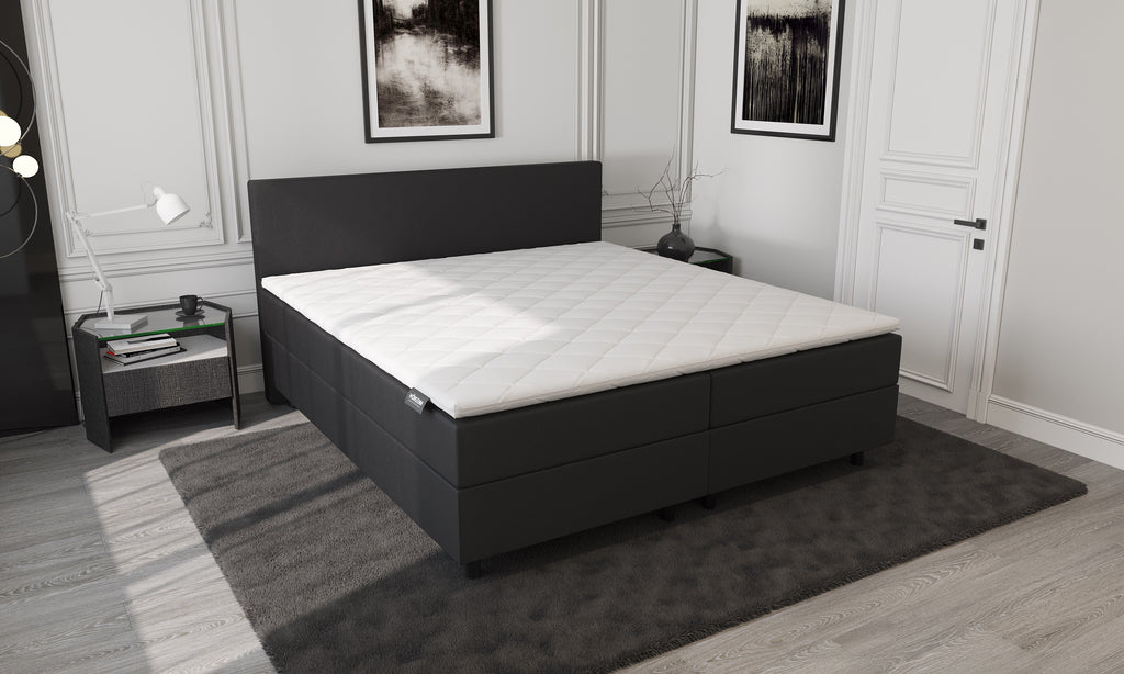 Mörgenn Opberg Boxspring Zwart 140x200