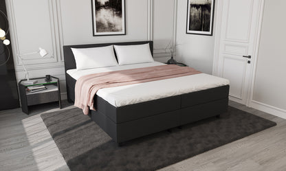 Mörgenn Opberg Boxspring Zwart 140x200