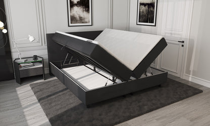 Mörgenn Opberg Boxspring Zwart 140x210