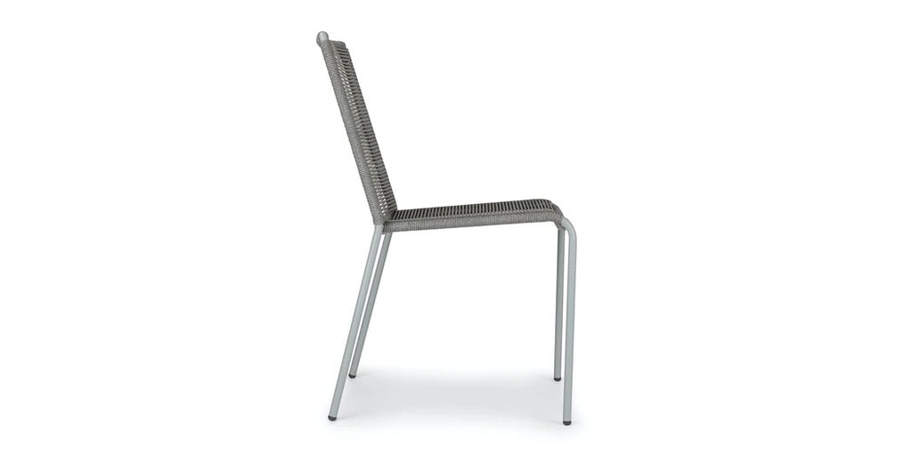 NOVARA STACKABLE SIDECHAIR 12053  -  STEEL LIGHT GREY 17-5102 TPG (12053)