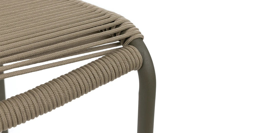 NOVARA STACKABLE SIDECHAIR 12053  -  STEEL OLIVE