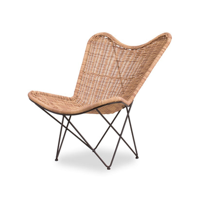 OSIRE LOUNGE CHAIR  -  STEEL LIGHT YELLOW