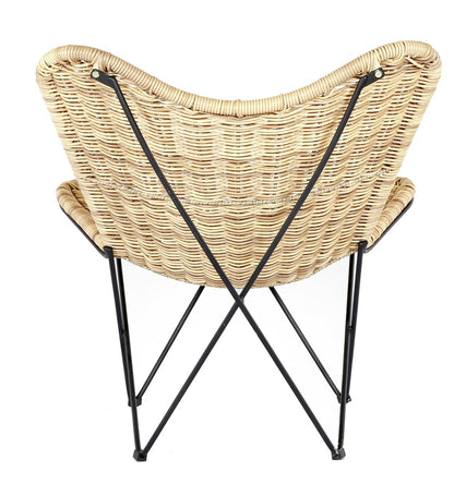 OSIRE LOUNGE CHAIR  -  STEEL LIGHT YELLOW