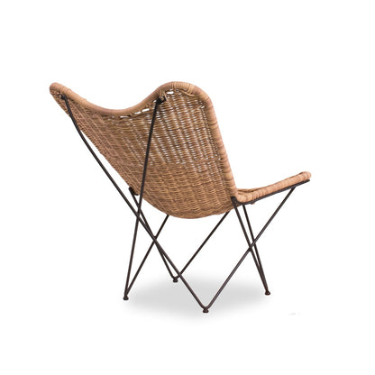 OSIRE LOUNGE CHAIR  -  STEEL LIGHT YELLOW