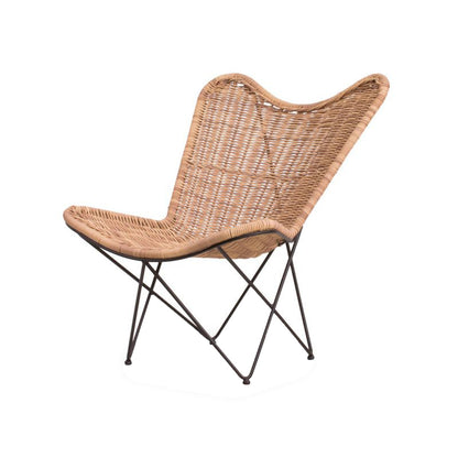 OSIRE LOUNGE CHAIR  -  STEEL LIGHT YELLOW