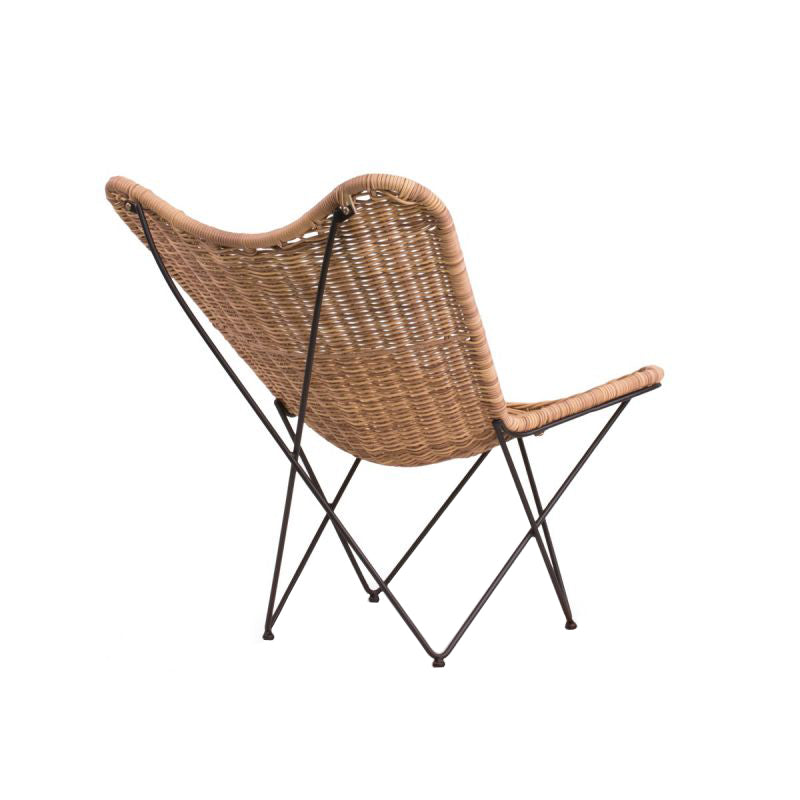 OSIRE LOUNGE CHAIR  -  STEEL LIGHT YELLOW