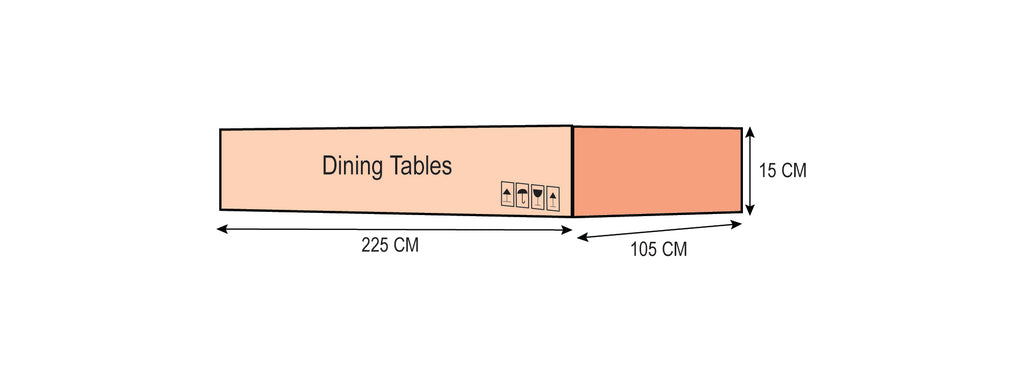 REIMS DINING TABLE - WOOD ACACIA TEAK LOOK / STEEL POWDER COATED TAUPE