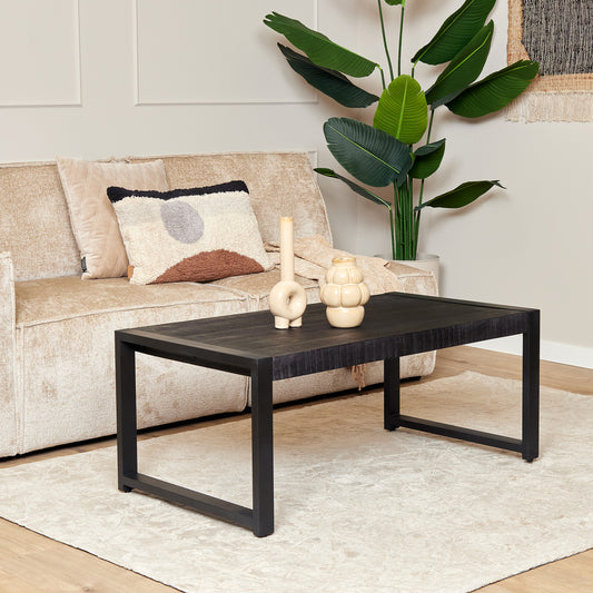 Salontafel Boaz Black | 110 cm Bakker Living