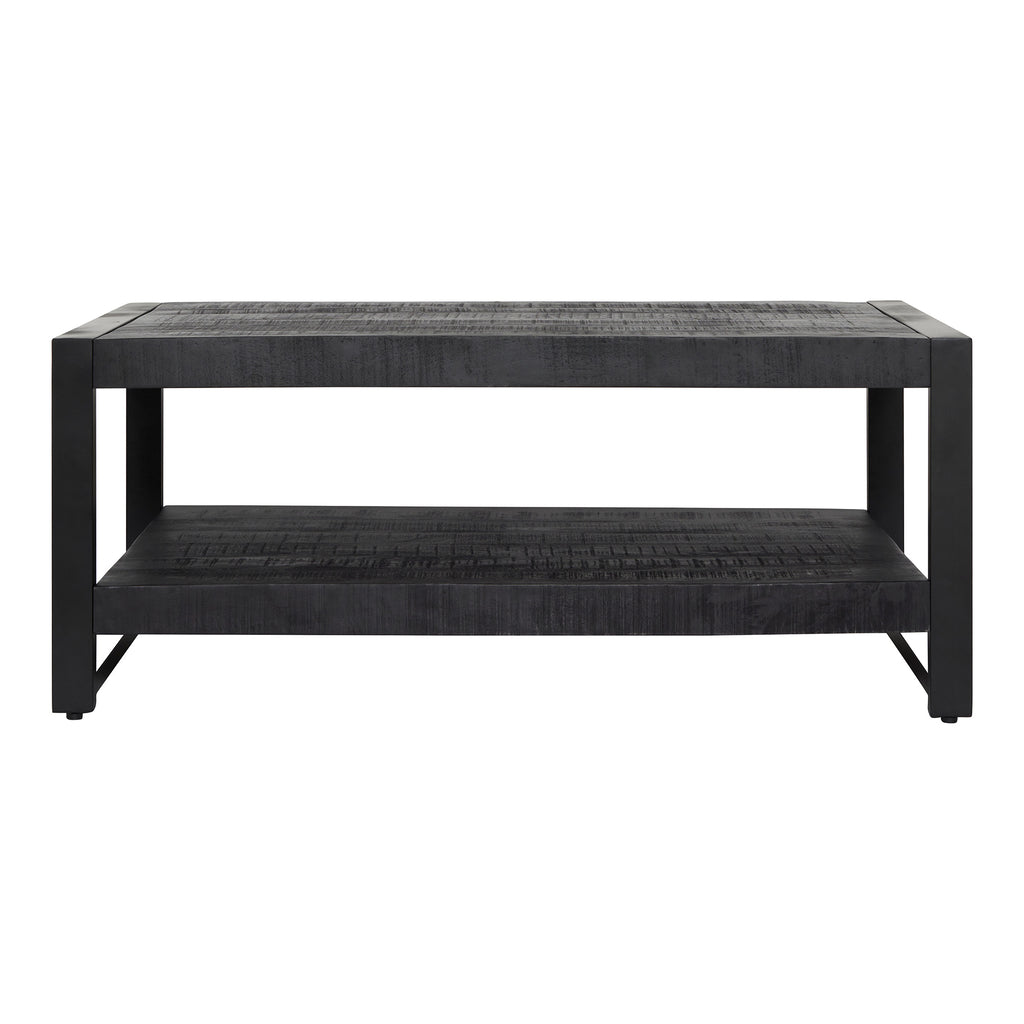 Salontafel Boaz Black met onderblad | 110 cm Bakker Living