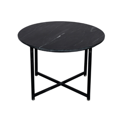 Coffee table Collin | Black marble 75 cm