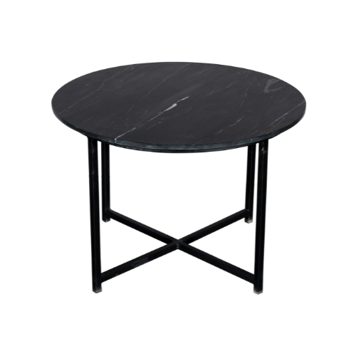 Coffee table Collin | Black marble 75 cm