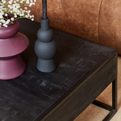 Coffee table Denver Black | 80x80 cm