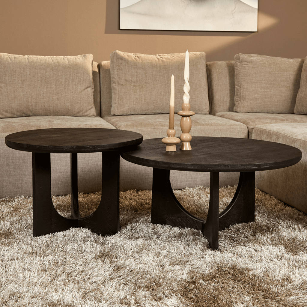 Coffee table Guus | Black | 60 cm