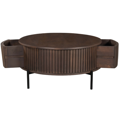 Coffee table Madison Walnut | round