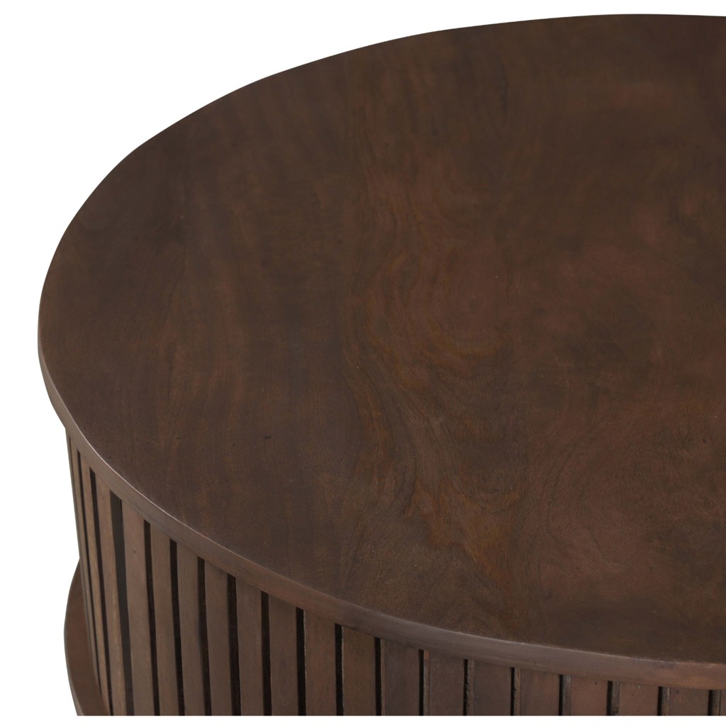 Coffee table Madison Walnut | round