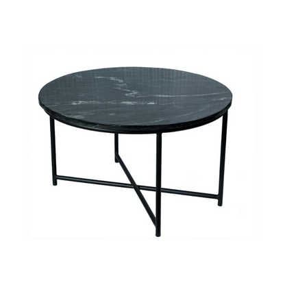 Couchtisch Mex | Schwarzer Marmor 75 cm