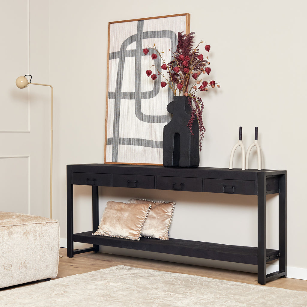 Sidetable Boaz Black | 180 cm Bakker Living