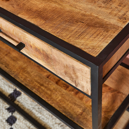 Side table Denver | Mango wood and metal