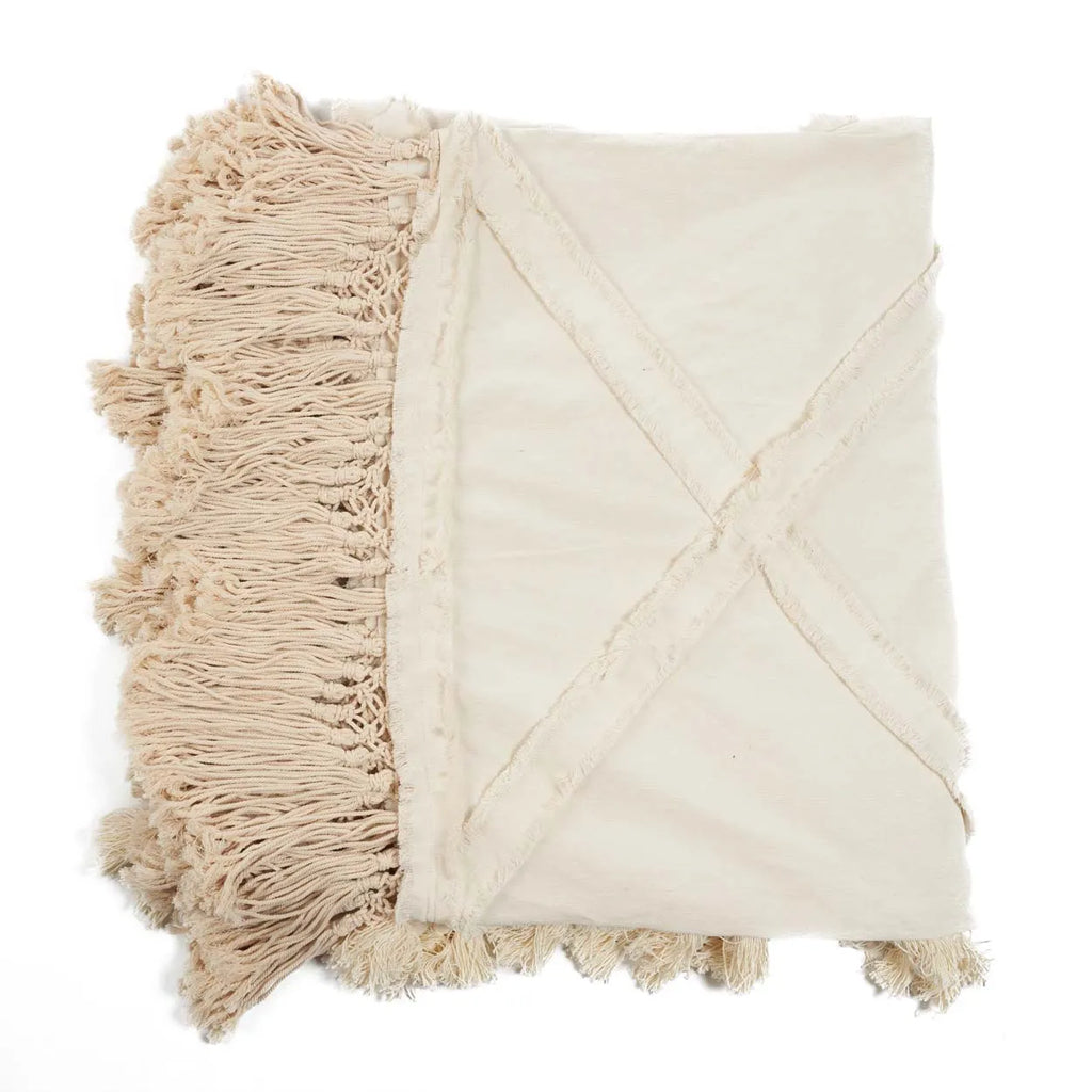 The Berber Bed Throw - Natural