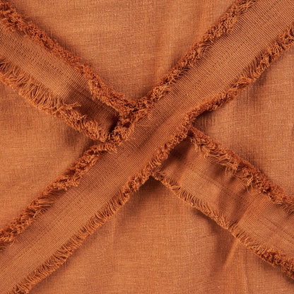 The Berber Bed Throw  - Terracotta