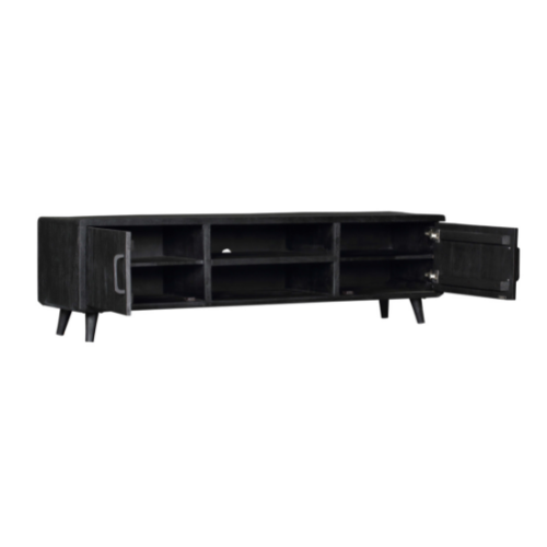 TV-Schrank Omaha Schwarz | 180 cm