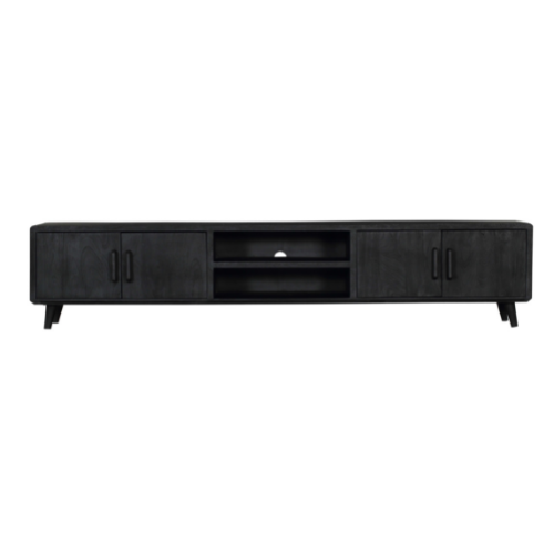 Tv meubel Omaha Black | 240 cm Bakker Living